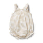 Wilson & Frenchy Organic Tie Playsuit Daisy Bloom