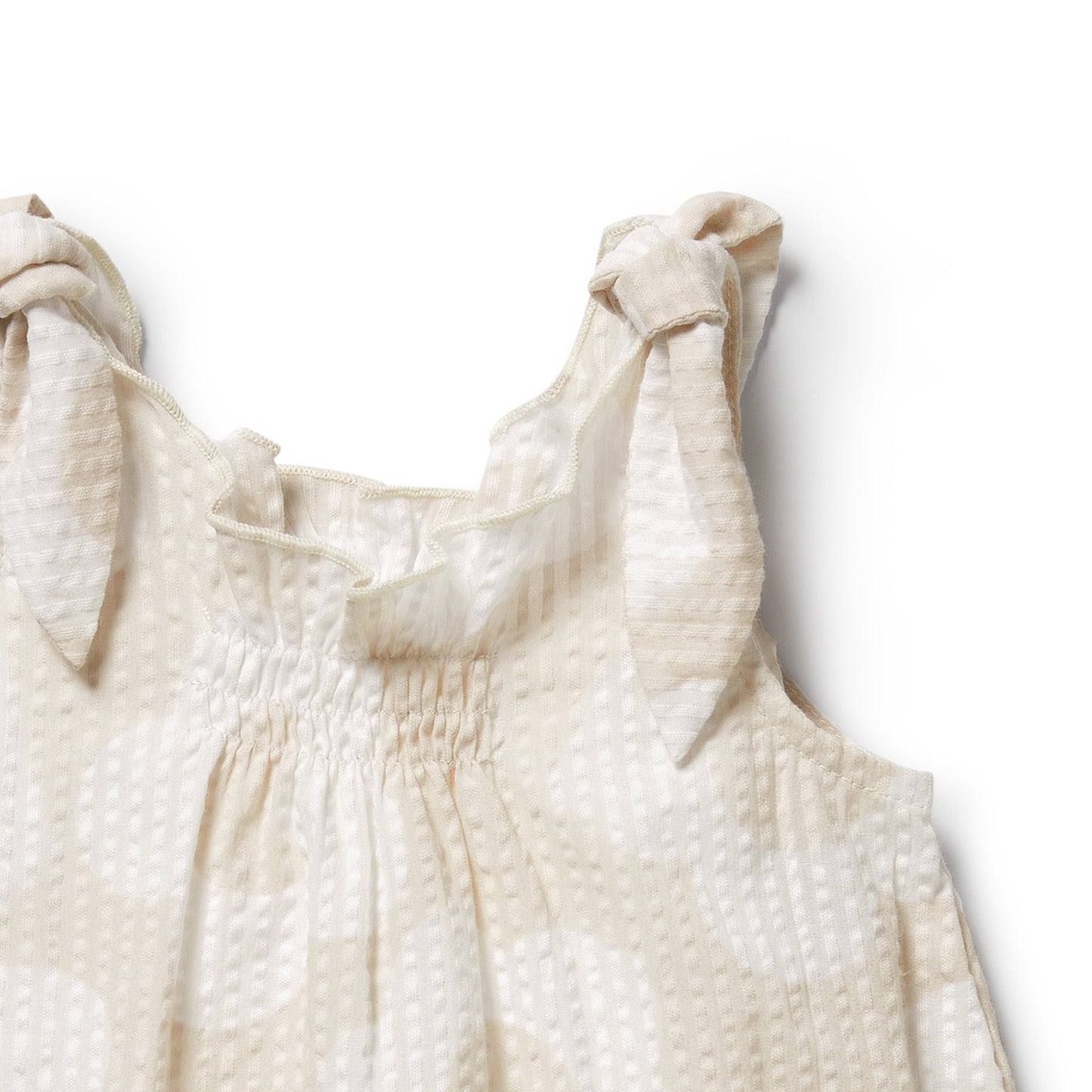 Wilson & Frenchy Organic Tie Playsuit Daisy Bloom