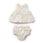 Wilson & Frenchy Organic Ruffle Set Daisy Bloom