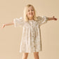 Wilson & Frenchy Organic Button Dress Daisy Bloom