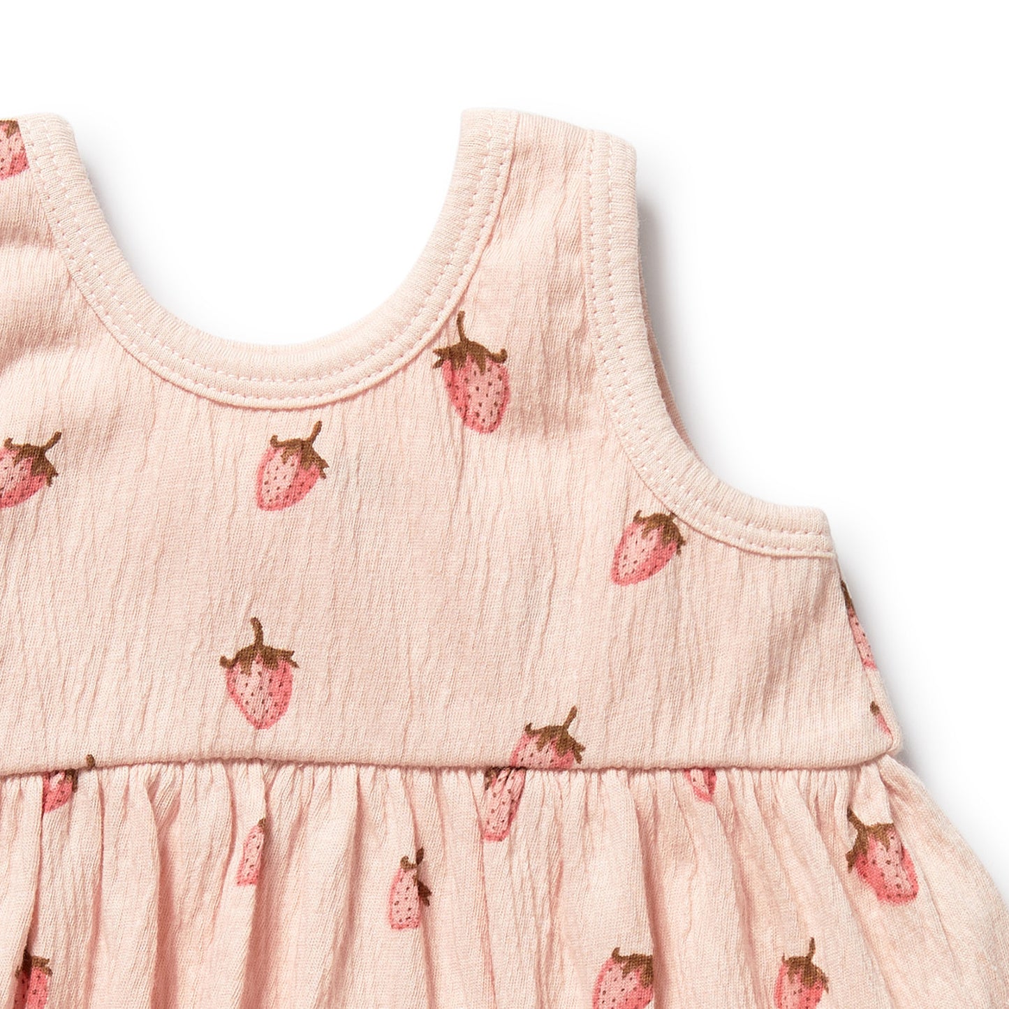 Wilson & Frenchy Organic Ruffle Set Strawberry Kisses