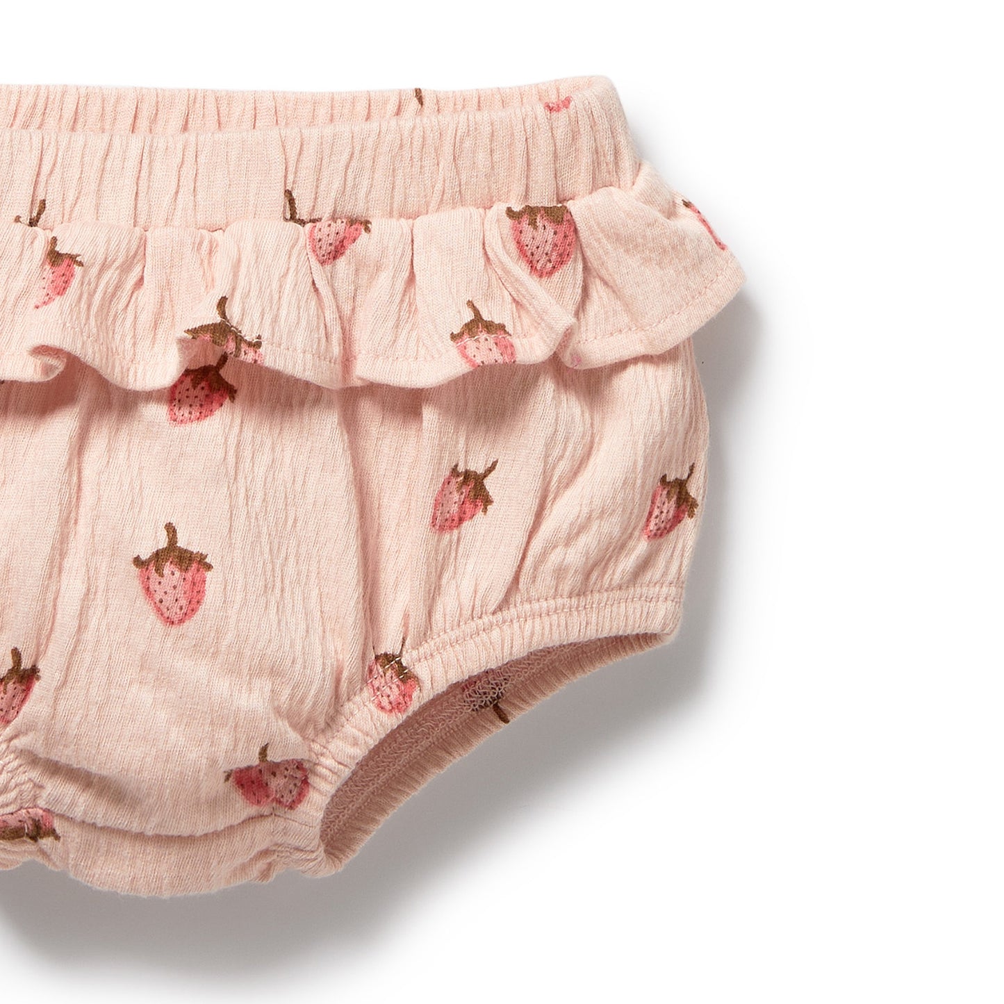 Wilson & Frenchy Organic Ruffle Set Strawberry Kisses