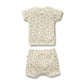 Wilson & Frenchy Organic Kimono Set Lemon Leaf