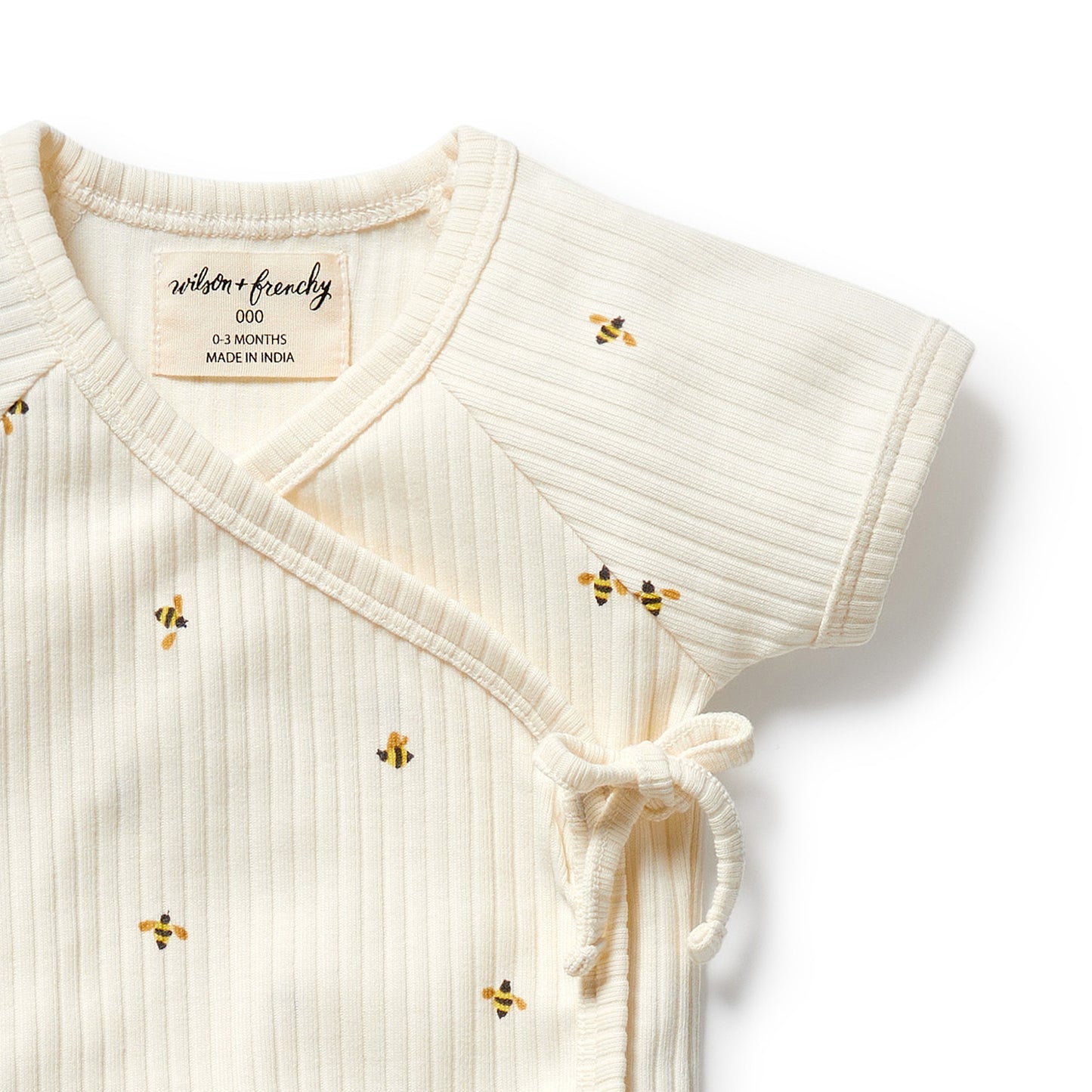 Wilson & Frenchy Organic Kimono Set Bee Mine