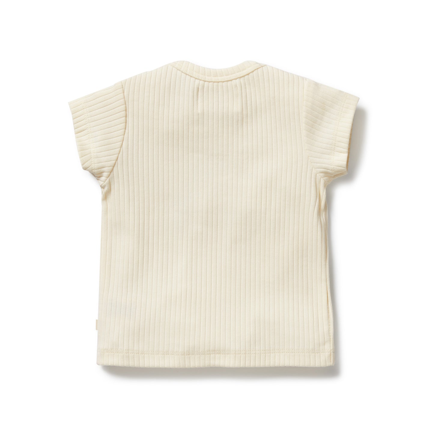 Wilson & Frenchy Embroidered Organic Tee Lemon Leaf