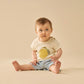 Wilson & Frenchy Embroidered Organic Tee Lemon Leaf