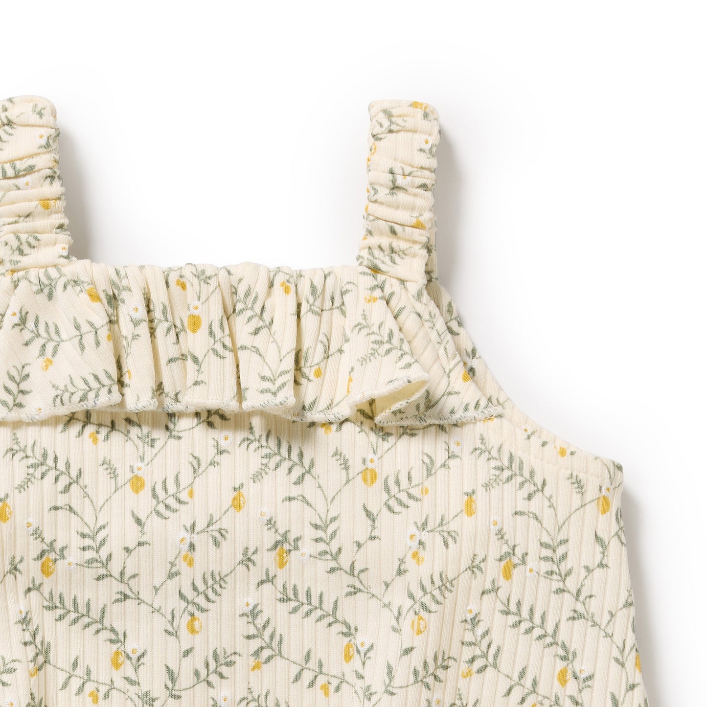 Wilson & Frenchy Organic Playsuit Lemon Leaf