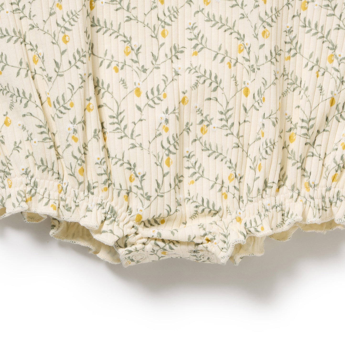 Wilson & Frenchy Organic Playsuit Lemon Leaf