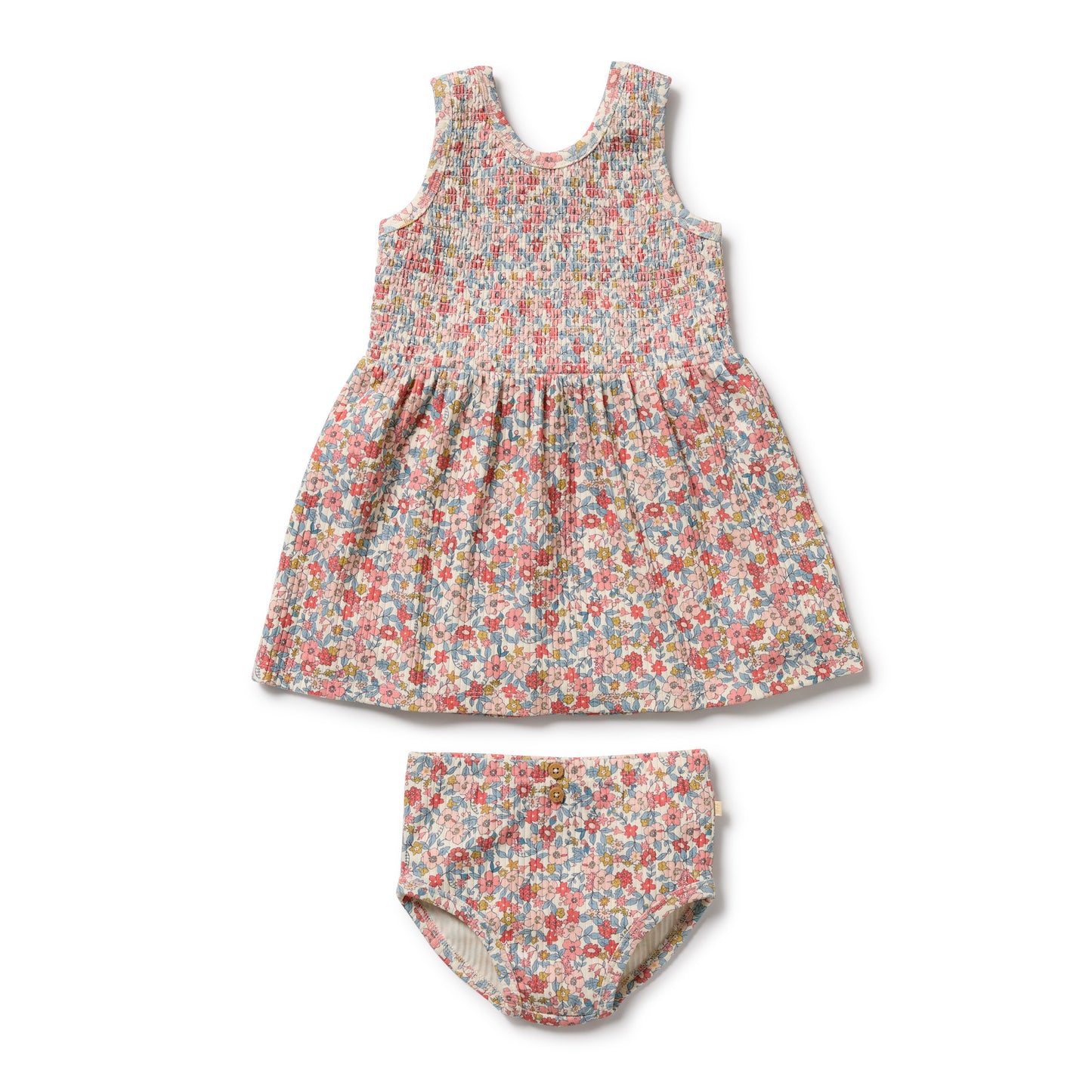 Wilson & Frenchy Organic Dress Set Summer Bloom