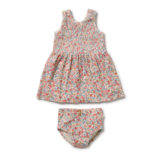 Wilson & Frenchy Organic Dress Set Summer Bloom