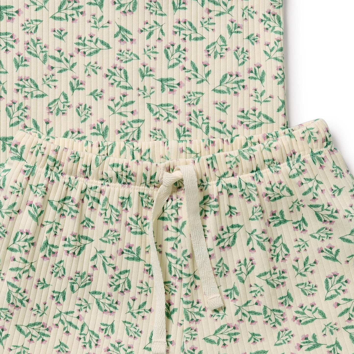 Wilson & Frenchy Organic Short Sleeved Pyjamas Periwinkle