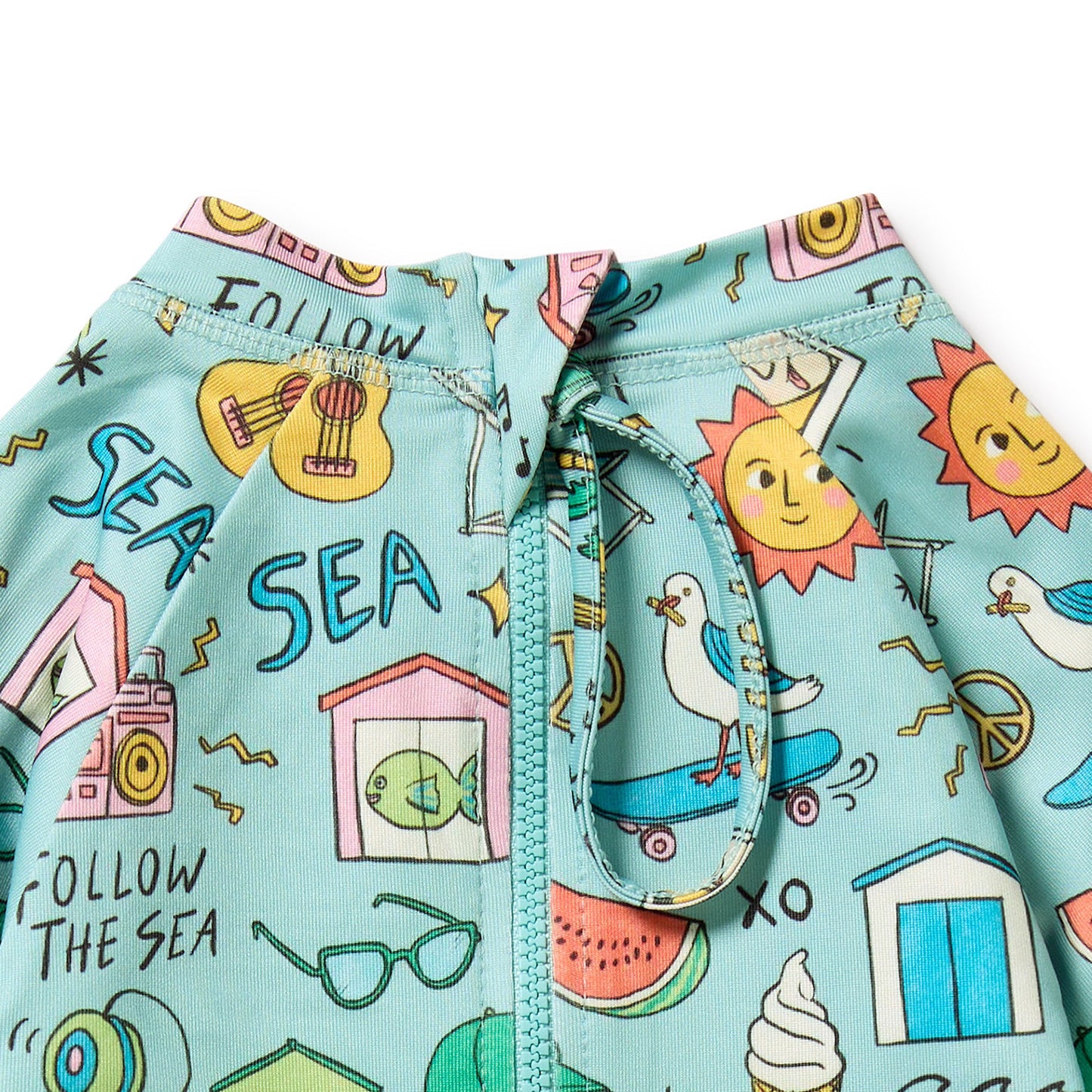 Wilson & Frenchy Baby One Piece Boyleg Swimsuit Sun Surf & Sea