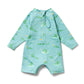 Wilson & Frenchy Baby One Piece Boyleg Swimsuit Sunny Scales