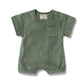 Wilson & Frenchy Organic Terry Growsuit Moss