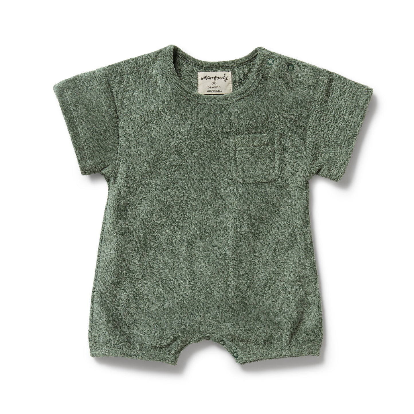Wilson & Frenchy Organic Terry Growsuit Moss