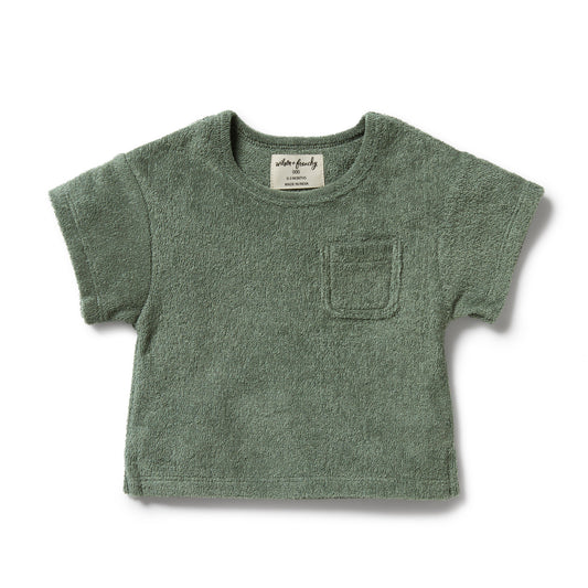 Wilson & Frenchy Organic Terry Tee Moss