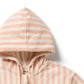 Wilson & Frenchy Organic Terry Hooded Towel Strawberry Wave