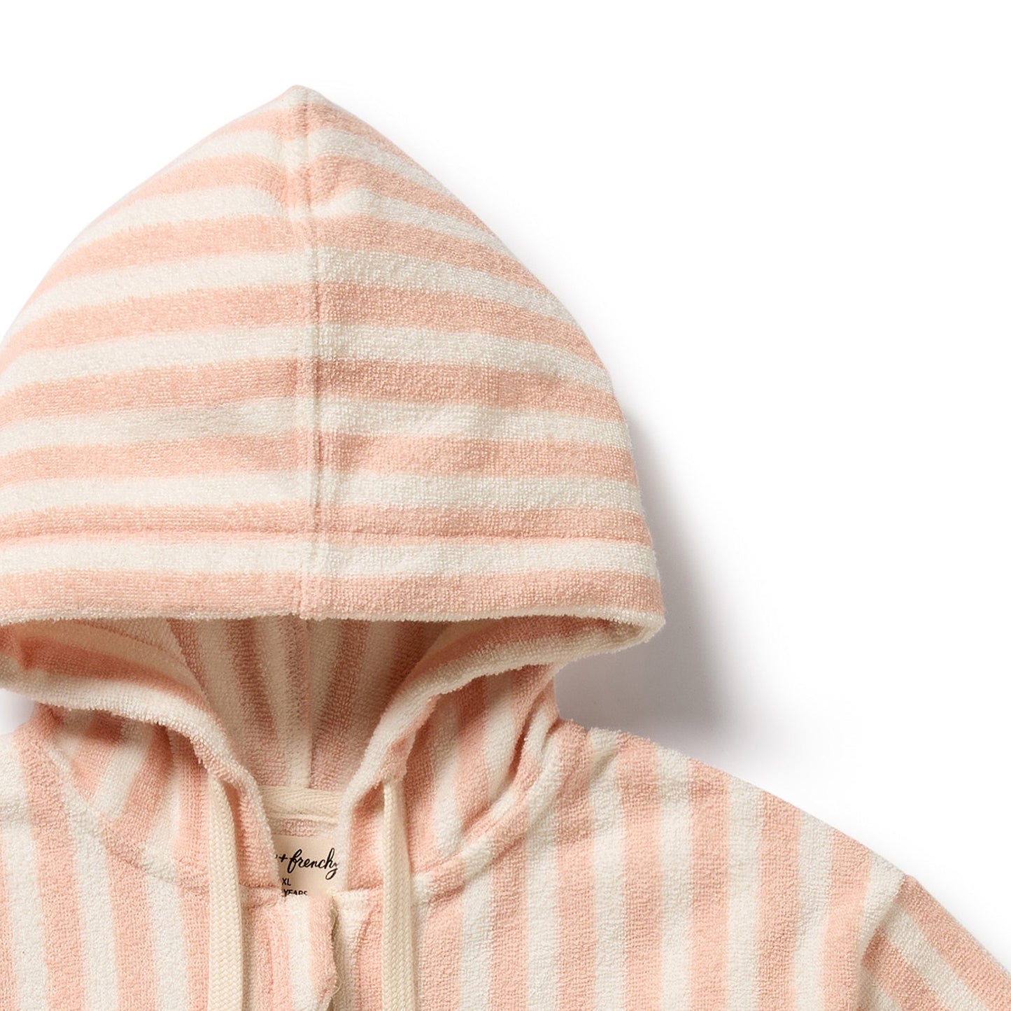 Wilson & Frenchy Organic Terry Hooded Towel Strawberry Wave