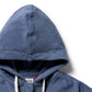 Wilson & Frenchy Organic Terry Hooded Towel Deep Blue