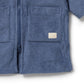 Wilson & Frenchy Organic Terry Hooded Towel Deep Blue