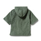Wilson & Frenchy Organic Terry Hooded Towel Moss