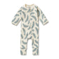 Wilson & Frenchy Organic Zipsuit with Feet Little Fronds