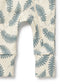 Wilson & Frenchy Organic Zipsuit with Feet Little Fronds