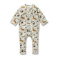 Wilson & Frenchy Organic Zipsuit with Feet Mini Jungle