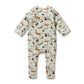 Wilson & Frenchy Organic Zipsuit with Feet Mini Jungle