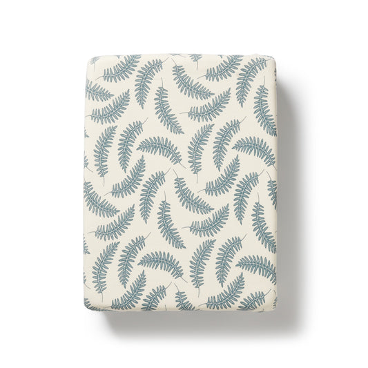 Wilson & Frenchy Organic Bassinet Sheet Little Fronds
