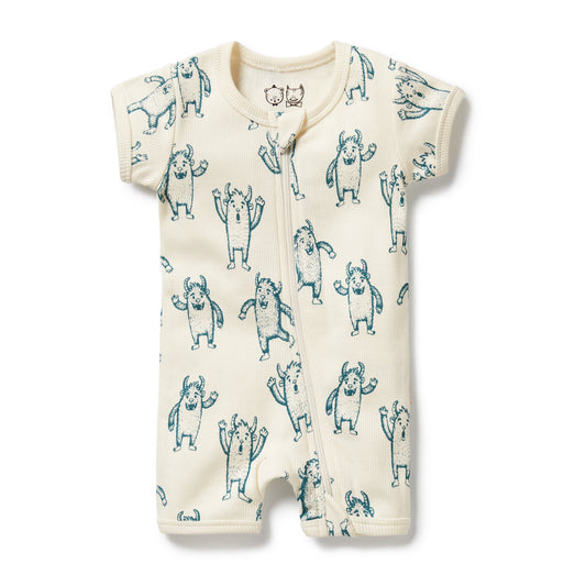 Wilson & Frenchy Organic Boyleg Zipsuit Yeti