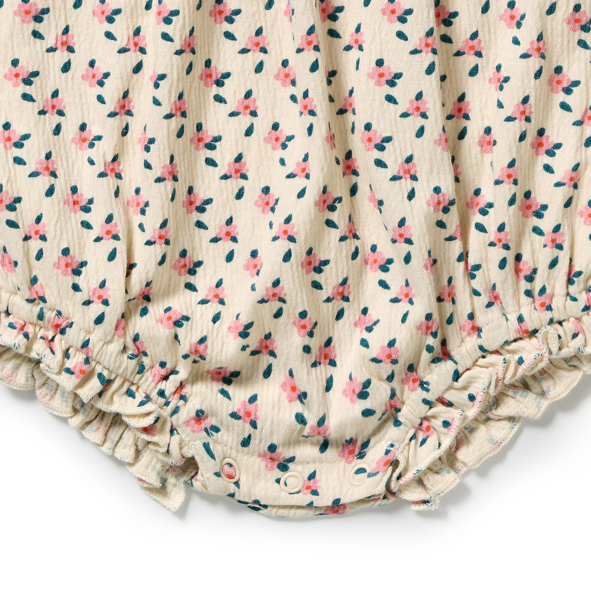 Wilson & Frenchy Organic Crinkle Tie Playsuit Little Blossom