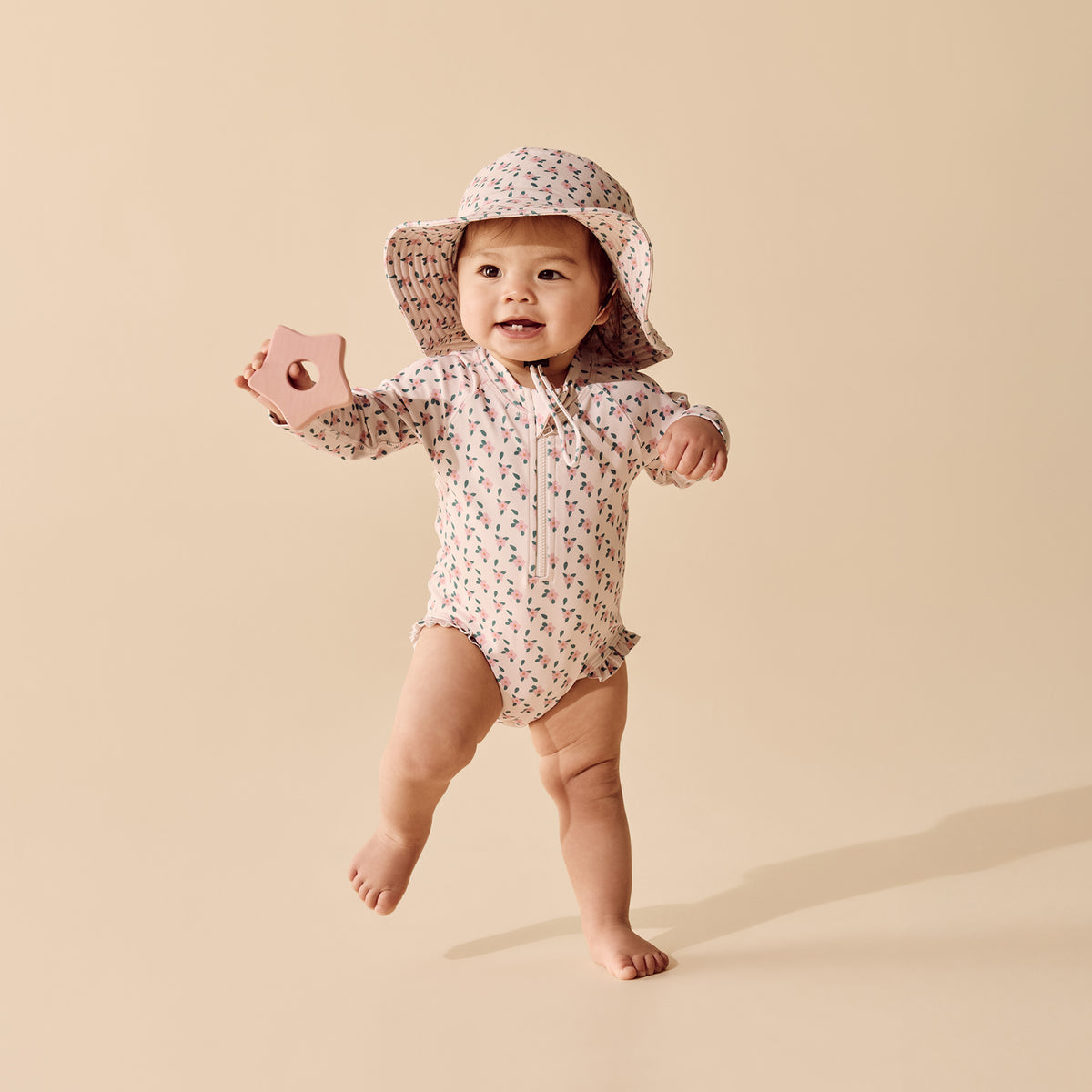 Wilson & Frenchy Long Sleeved Swimsuit Little Blossom
