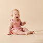 Wilson & Frenchy Organic Terry Tie Playsuit Petal Pink Check