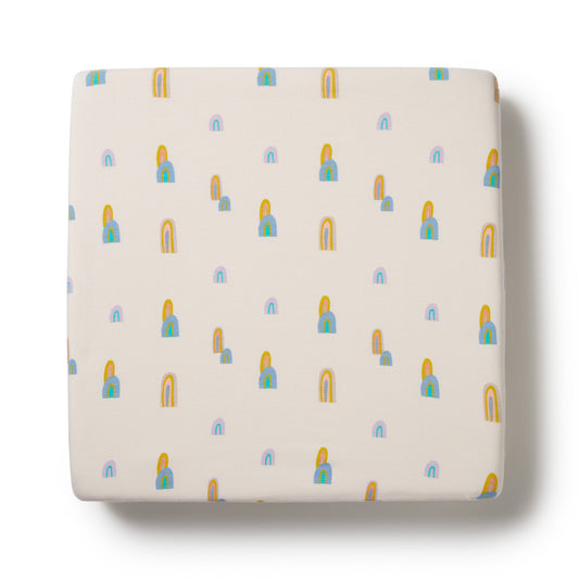 Wilson & Frenchy Organic Cot Sheet Rainbow Mountains