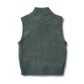 Wilson & Frenchy Knitted Quilted Vest Dusty Olive Fleck