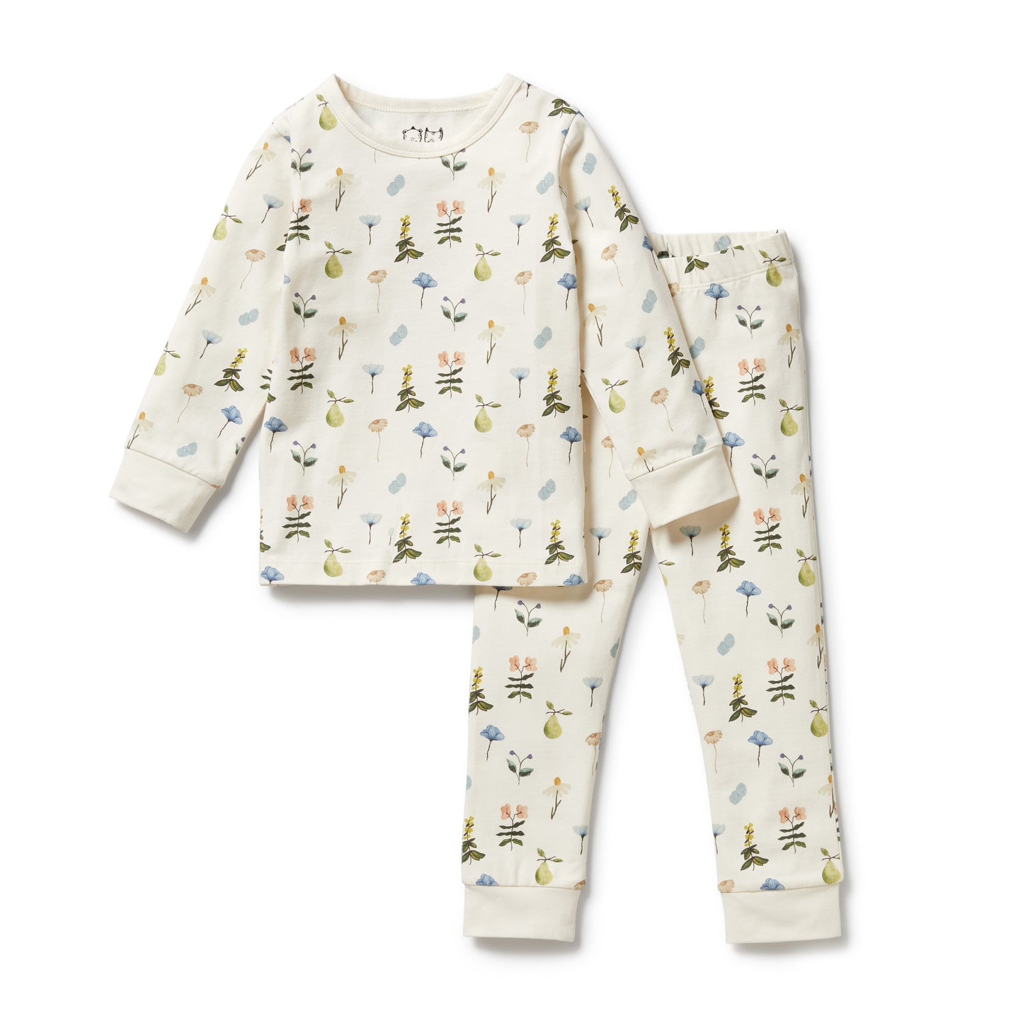 Wilson & Frenchy Organic Long Sleeved Pyjamas Petit Garden