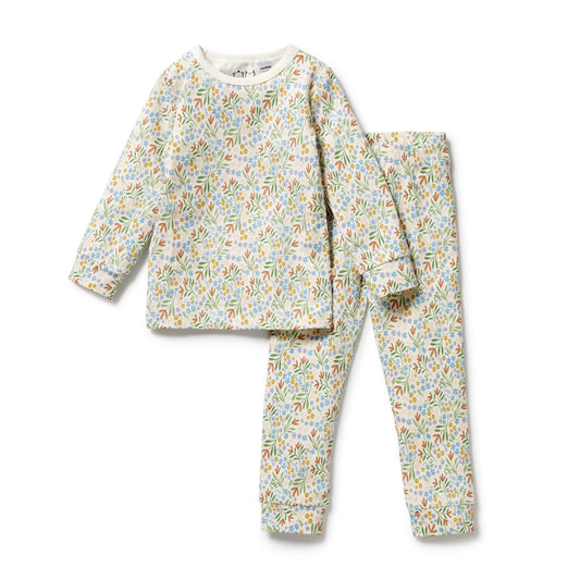 Wilson & Frenchy Organic Long Sleeved Pyjamas Tinker Floral