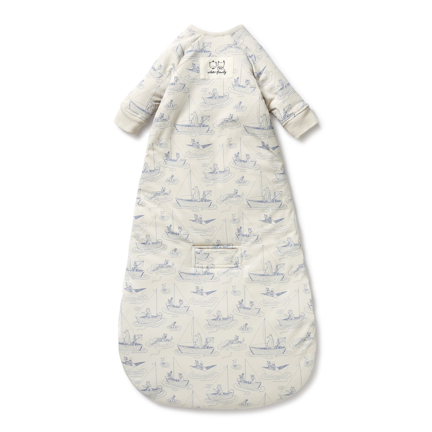 Wilson & Frenchy Organic Long Sleeved Sleeping Bag 3.5 TOG  Sail Away