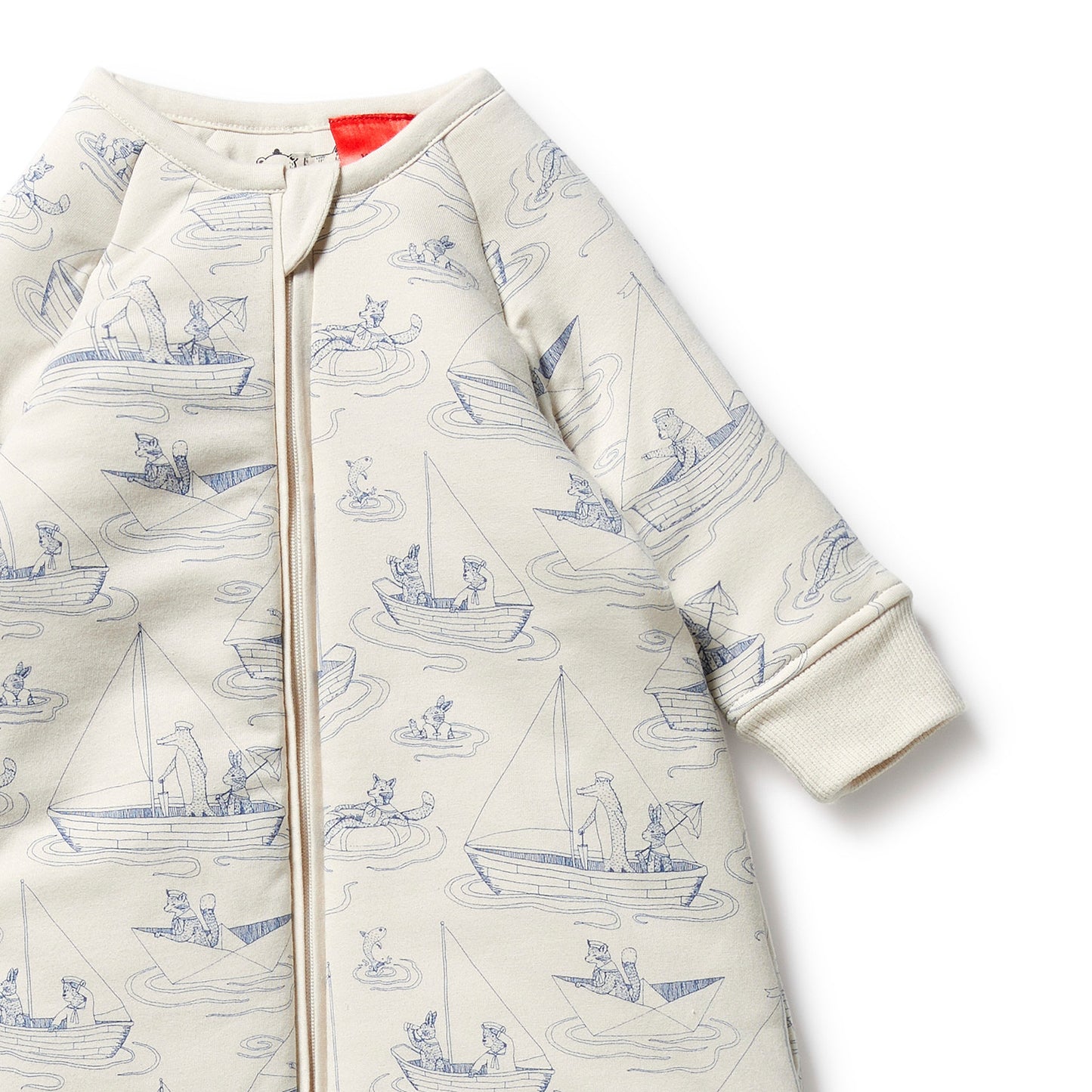 Wilson & Frenchy Organic Long Sleeved Sleeping Bag 3.5 TOG  Sail Away