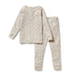 Wilson & Frenchy Organic Long Sleeved Pyjamas Falling Oak