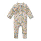 Wilson & Frenchy Organic Zipsuit with Feet Tiny Bloom