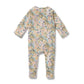 Wilson & Frenchy Organic Zipsuit with Feet Tiny Bloom