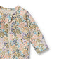 Wilson & Frenchy Organic Zipsuit with Feet Tiny Bloom