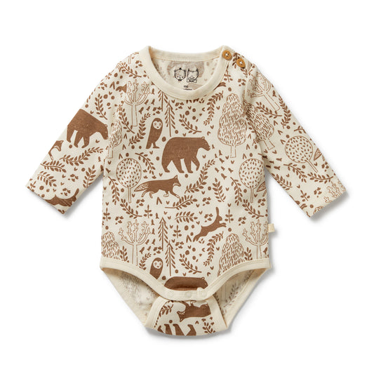 Wilson & Frenchy Organic Bodysuit Winter Forest