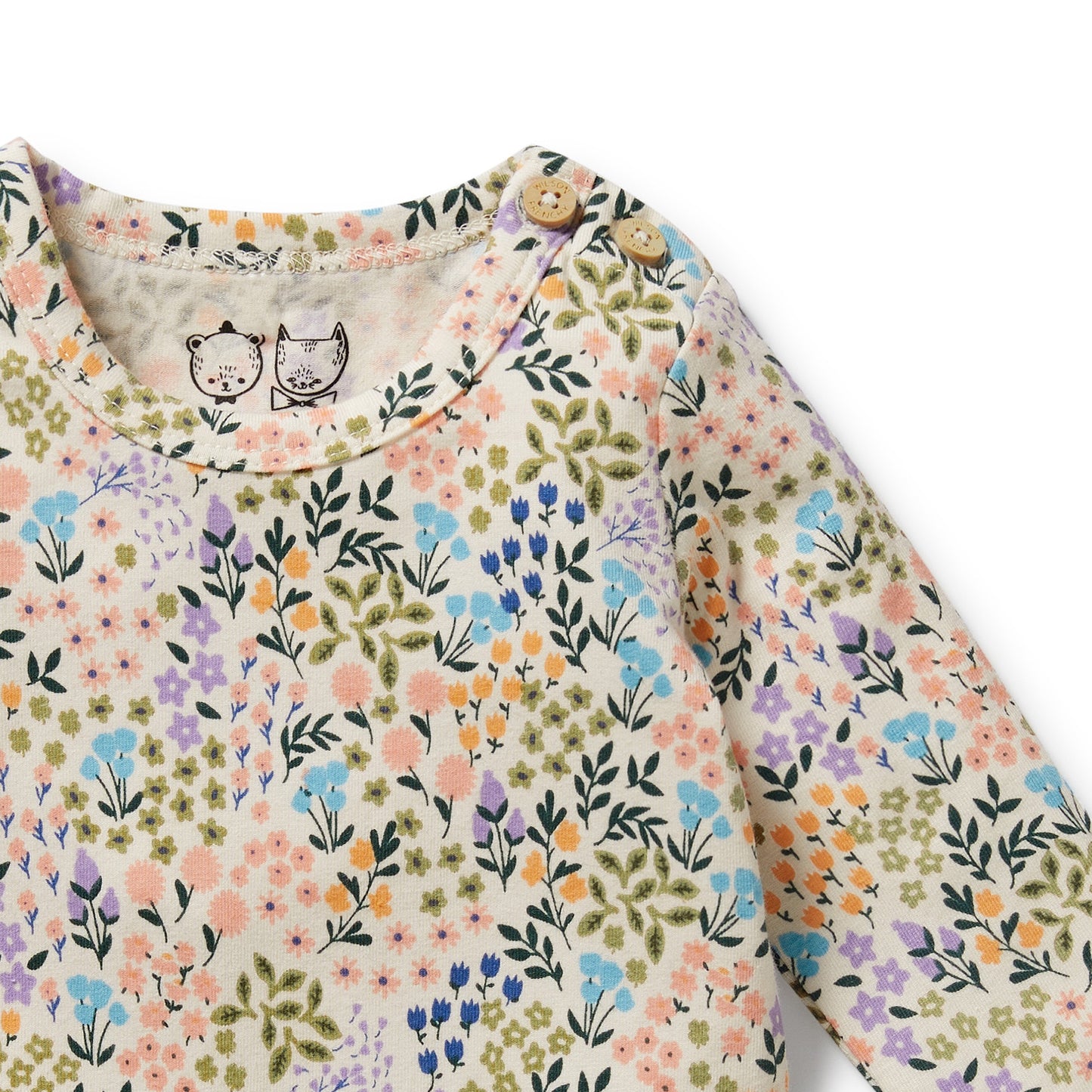 Wilson & Frenchy Organic Bodysuit Tiny Bloom