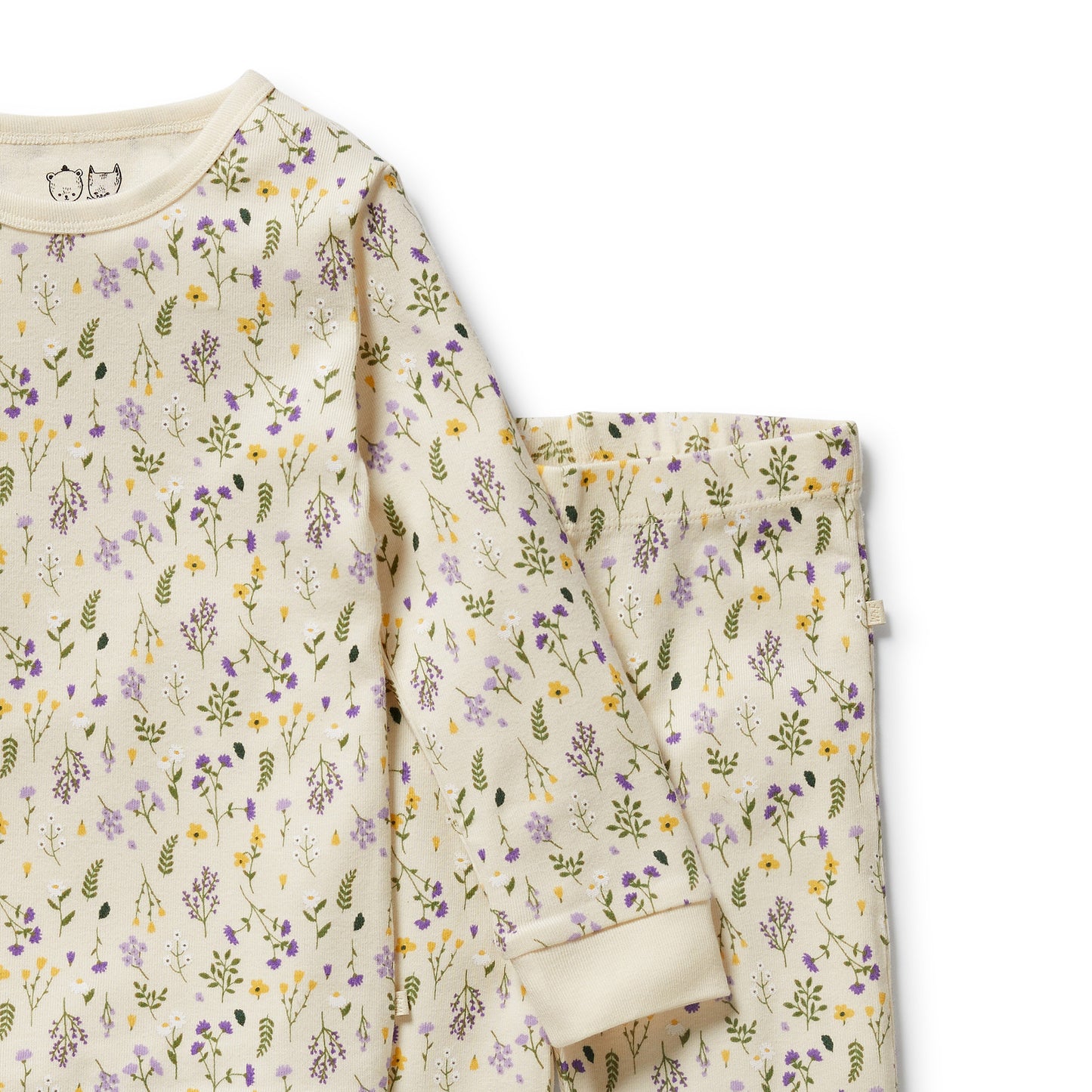 Wilson & Frenchy Organic Long Sleeved Pyjamas Bella Floral