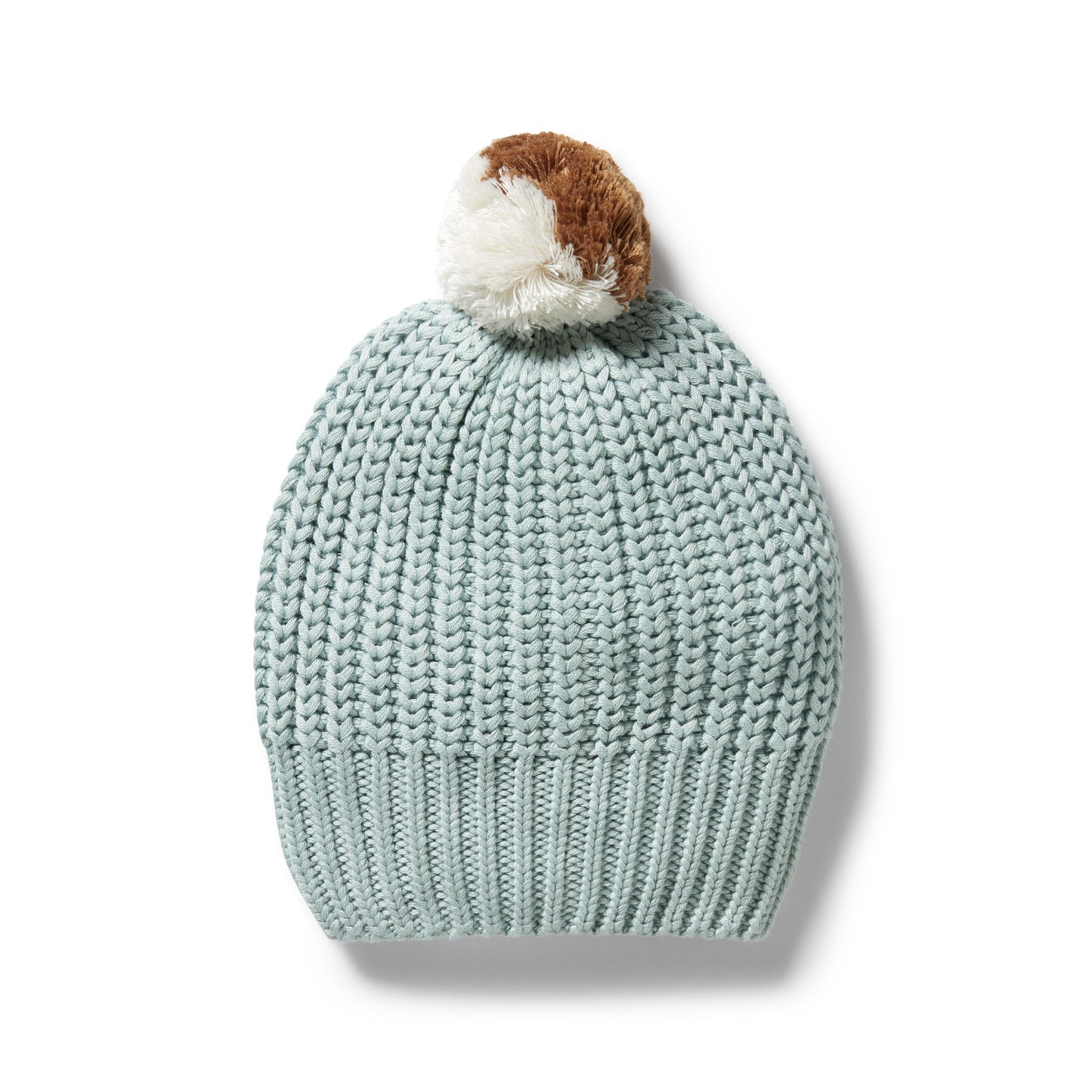 Wilson & Frenchy Organic Knitted Hat Duck Egg