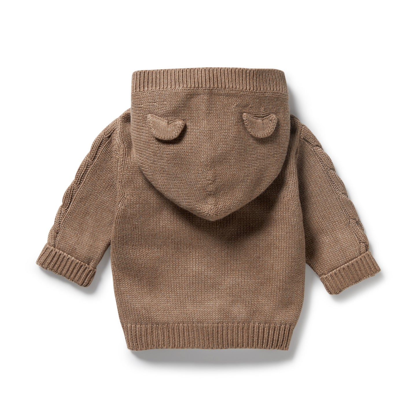 Wilson & Frenchy Knitted Cable Jacket Coco Speckle