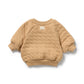 Wilson & Frenchy Organic Quilted Sweat Honey Fawn